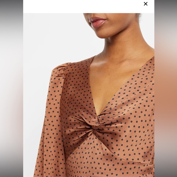 NWT Express Satin Dress - Picture 3 of 12